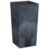 vidaXL Jardinieră cu interior detașabil, antracit, 21 / 49 L, PP beton