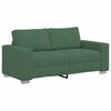 vidaXL Canapea extensibilă verde &icirc;nchis 180x77x82 cm, material catifea reiată