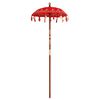 vidaXL Parasol Balinez Roșu 95 x 95 x 260 cm