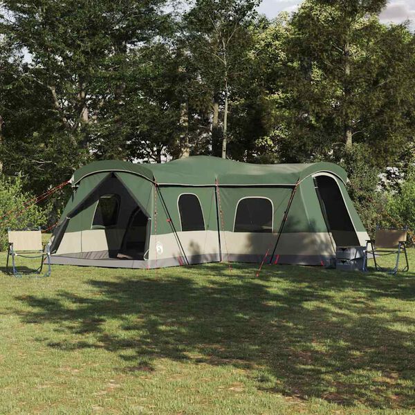 vidaXL Cort Verde 680 x 510 x 210 cm Poliester 185T cu acoperire PU