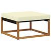 vidaXL Taburet pentru exterior Lemn Solid de Acacia natural