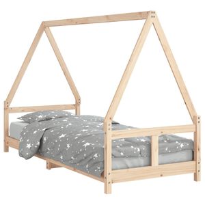 vidaXL Cadru de pat pentru copii, 80x200 cm, lemn masiv de pin