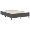 vidaXL Cadru de pat platformă Gri &icirc;nchis 140 x 200 cm