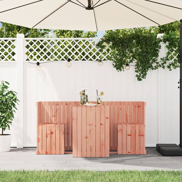 vidaXL Set de balcon cu 2 locuri, lemn masiv douglas