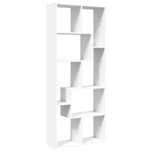 vidaXL Bibliotecă/separator cameră, alb 67x25x161,5 cm lemn prelucrat