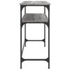 vidaXL Măsuță consolă, gri sonoma, 100x35,5x75 cm, lemn prelucrat
