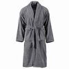 vidaXL Halat de baie unisex Terry, antracit, bumbac 100%, mărime S