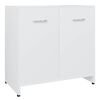 vidaXL Dulap de baie, alb, 60x33x61 cm, lemn prelucrat
