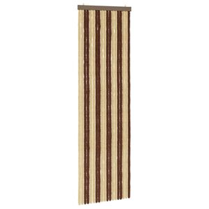 vidaXL Perdea pentru insecte din chenille Maro și Bej 56 x 185 cm