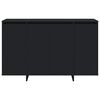 vidaXL Bufet Negru 120 x 41 x 75 cm Lemn compozit