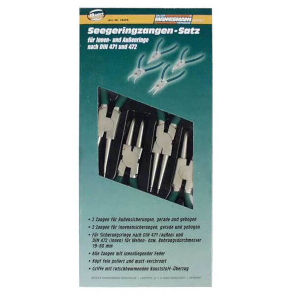 Brüder Mannesmann Set de clești, 4 buc., 10471