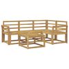 vidaXL Set de canapele de exterior 5 pcs Alb 59 x 59 x 37 cm