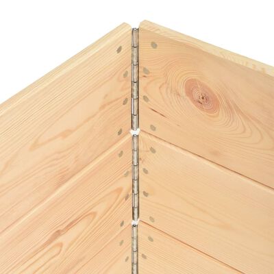 vidaXL Rame pentru paleți, 3 buc., 50 x 100 cm, lemn masiv de pin