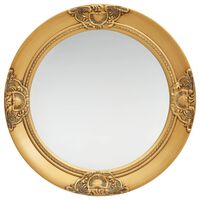 vidaXL Oglindă de perete în stil baroc, auriu, 50 cm