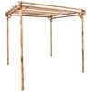vidaXL Pergolă, 170 x 170 x 220 cm, bambus