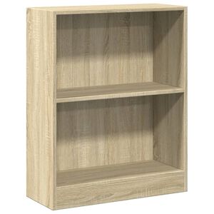 vidaXL Bibliotecă, stejar sonoma, 60x24x76 cm, lemn compozit