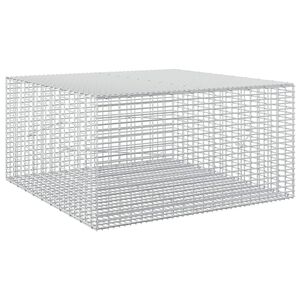 vidaXL Gabion cu Fir de 3,5 mm și Plasă de 5x2,5 cm 100x100x50 cm