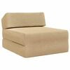 vidaXL Canapea Pat Pliabilă Verde gri 60 x 70 x 41 cm Țesătură