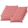vidaXL Husă pentru pernă 12 pcs HEERLEN Roz 40 x 80 cm Catifea