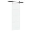 vidaXL Ușă glisantă ORKDAL 83 x 232 cm Lemn masiv de pin Alb