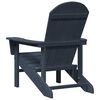 vidaXL Scaun Adirondack Bleumarin 74 x 82 x 92cm HDPE