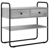 vidaXL Masă de consolă Sonoma gri 100 x 40 x 75 cm Lemn prelucrat