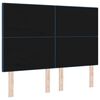 vidaXL Tăblie cap cu headboard albastru 144 cm Piele artificială