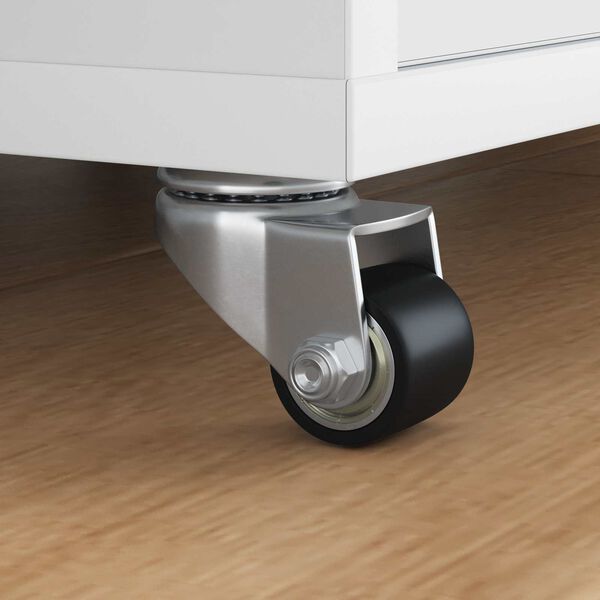 vidaXL Roată 2 pcs Argintiu 50 mm Nailon