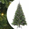 vidaXL Brad de Crăciun artificial cu 300 LED Verde 180 cm PE și PVC