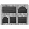 vidaXL Bufet Gri Sonoma 80.5 x 35 x 59 cm Lemn compozit