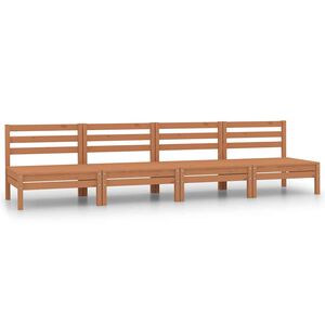 vidaXL Set mobilier de grădină, 4 piese, maro miere, lemn masiv de pin