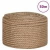 vidaXL Funie de iută 50 m lungime, 12 mm grosime