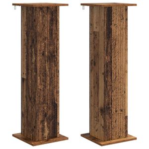 vidaXL Suport pentru plante 2 buc. Lemn vechi 30,5 x 30 x 100,5 cm