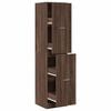 vidaXL Dulap de farmacie, stejar maro, 40x41x174,5 cm, lemn prelucrat