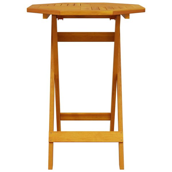 vidaXL Set de bistro pliabil, 3 piese, lemn masiv de acacia