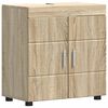 vidaXL Set dulap baie TULUM Stejar Sonoma 60 x 34 x 63 cm