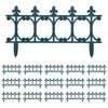 vidaXL Borduri de gazon, 16 buc., verde, 10 m, PP