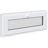 vidaXL Fereastră pentru subsol RISOR 110 x 40 cm PVC și Sticlă