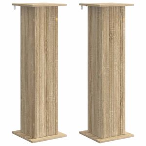 vidaXL Suport pentru plante 2 buc. Stejar Sonoma 30,5 x 30 x 100,5 cm