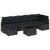 vidaXL Set de canapea 5 buc. poliratan