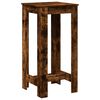 vidaXL Masă de bar, stejar fumuriu, 51x50x103,5 cm, lemn prelucrat