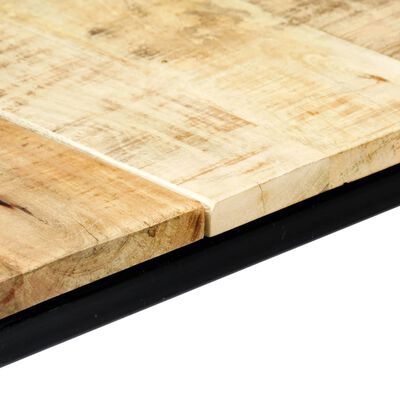 vidaXL Masă de bucătărie, 140 x 70 x 75 cm, lemn masiv de mango brut