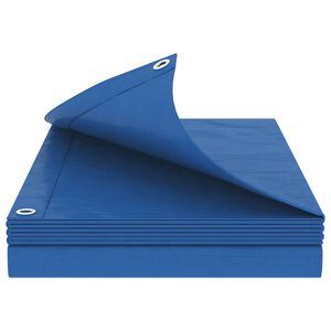 vidaXL &Icirc;mpătură cu ochiuri albastru 2 x 3 m 180 gsm PE