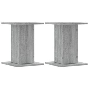 vidaXL Suporturi de plante 2 buc. gri sonoma 30x30x40 lemn prelucrat