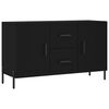 vidaXL Dulap, negru, 100x36x60 cm, lemn compozit