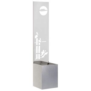 vidaXL Ecran de intimitate pentru grădină Argintiu 32 x 140 cm