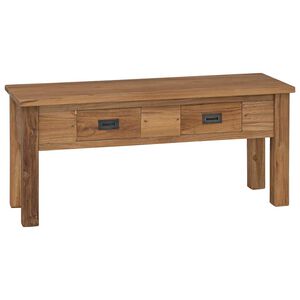 vidaXL Bancă pentru hol, lemn masiv tec, 90x30x40 cm
