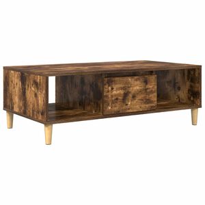 vidaXL Masă de cafea Stejar fumuriu 102 x 55 x 35 cm Lemn prelucrat