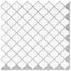 vidaXL Placă Lanturn 20 buc. Alb 27 x 27 cm Poliuretan și PET