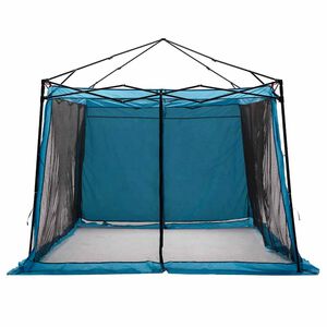 vidaXL Cort interior 6 persoană albastru tafta